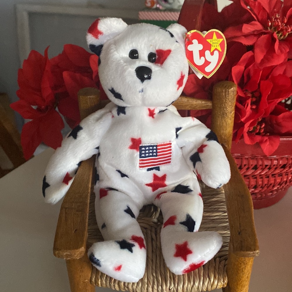 Glory The Independance Day Bear Ty Beanie Baby